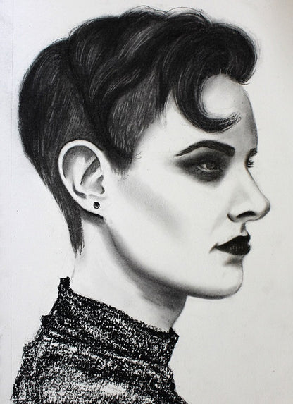 Portrait 5 - Dessiné dans un parc sur le Plateau Mont-Royal